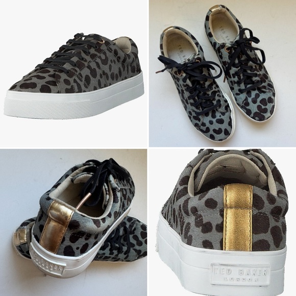 Ted Baker London Shoes - Ted Baker Lephie Animal Print Calf Hair Sneakers